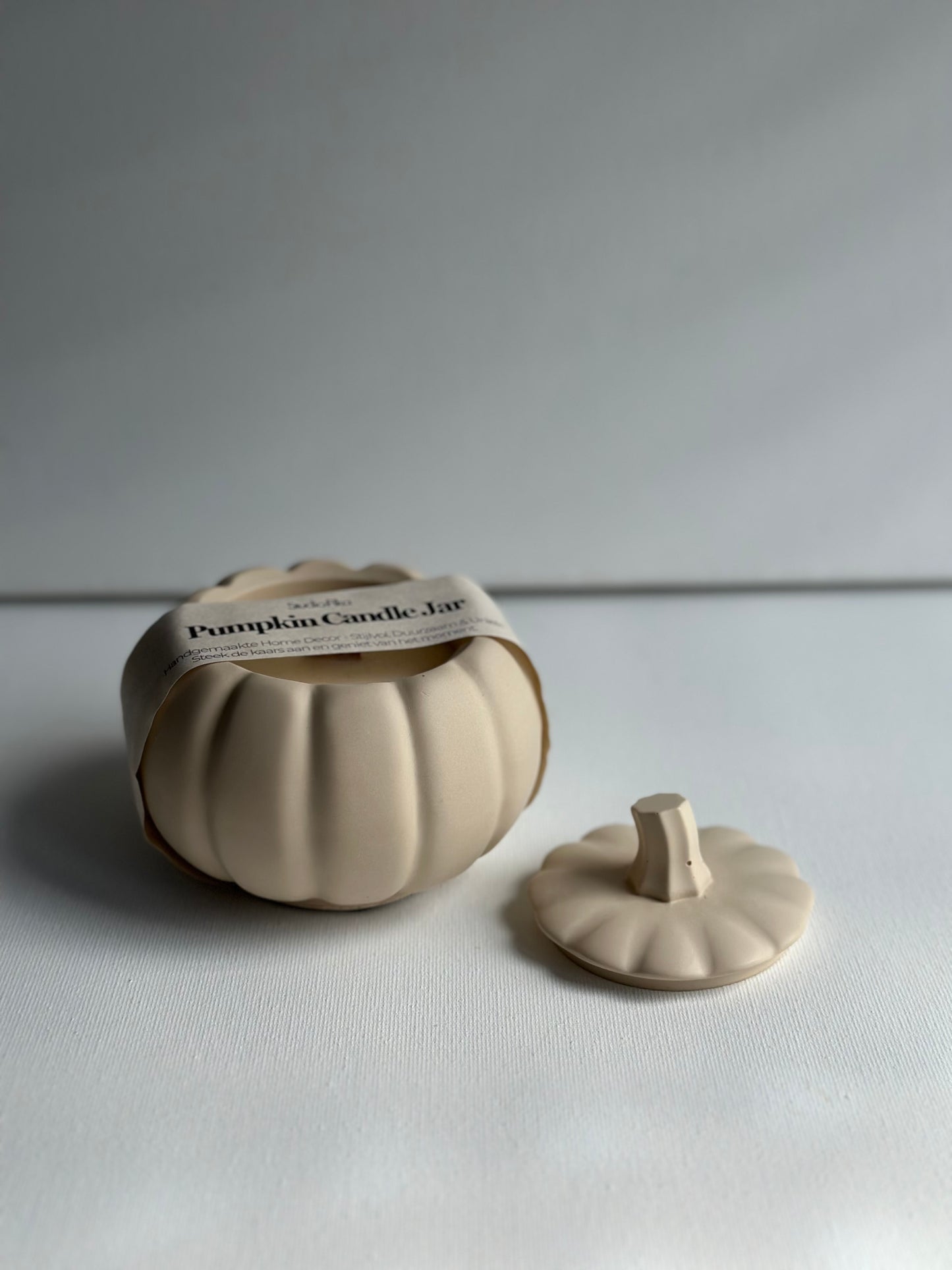 Pumpkin Candle Jar | Wood Wick