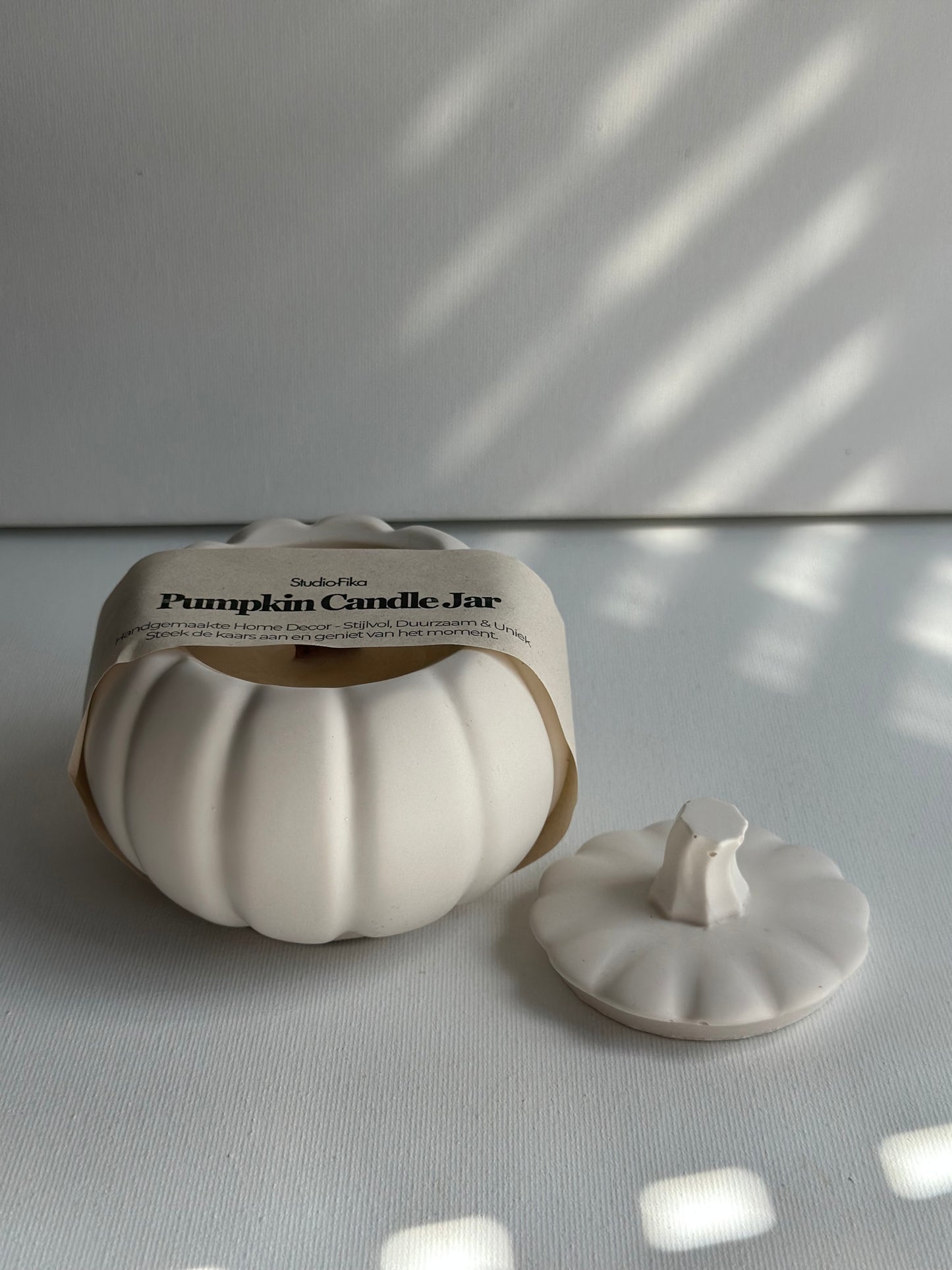 Pumpkin Candle Jar | Wood Wick