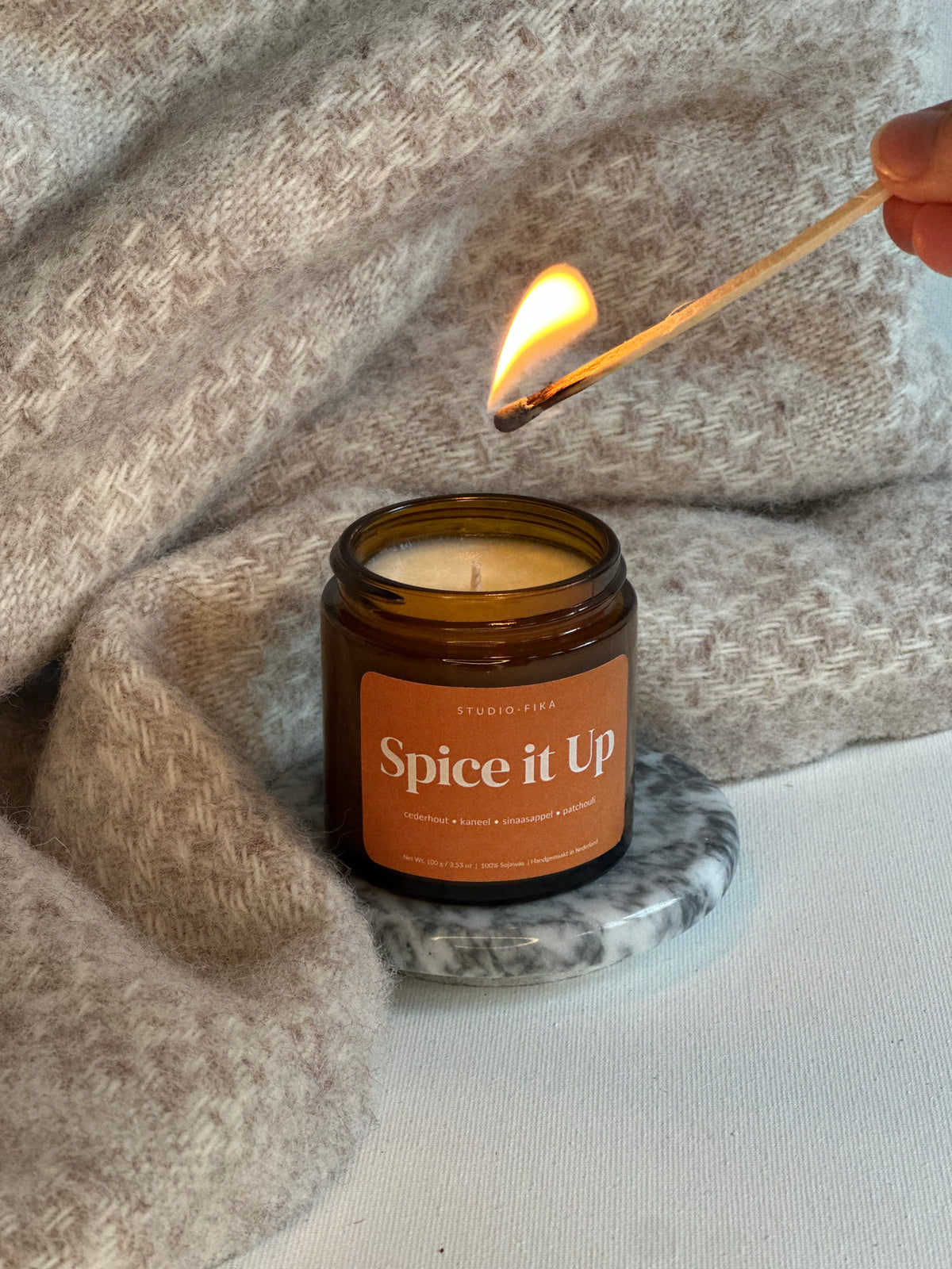 Amber Jar Candle | Spice it Up Geurkaars