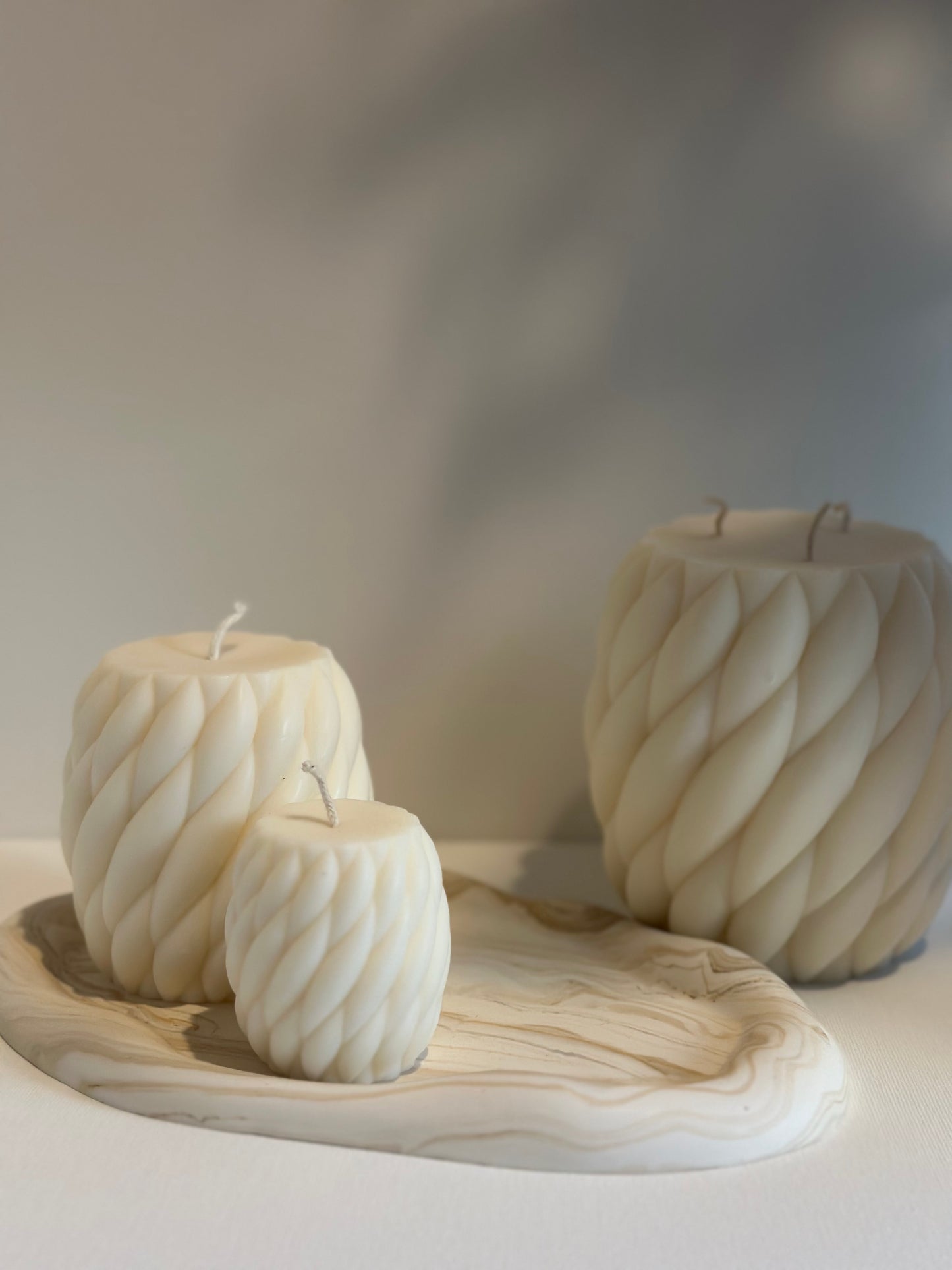 Decoratie Kaars | Braided Small
