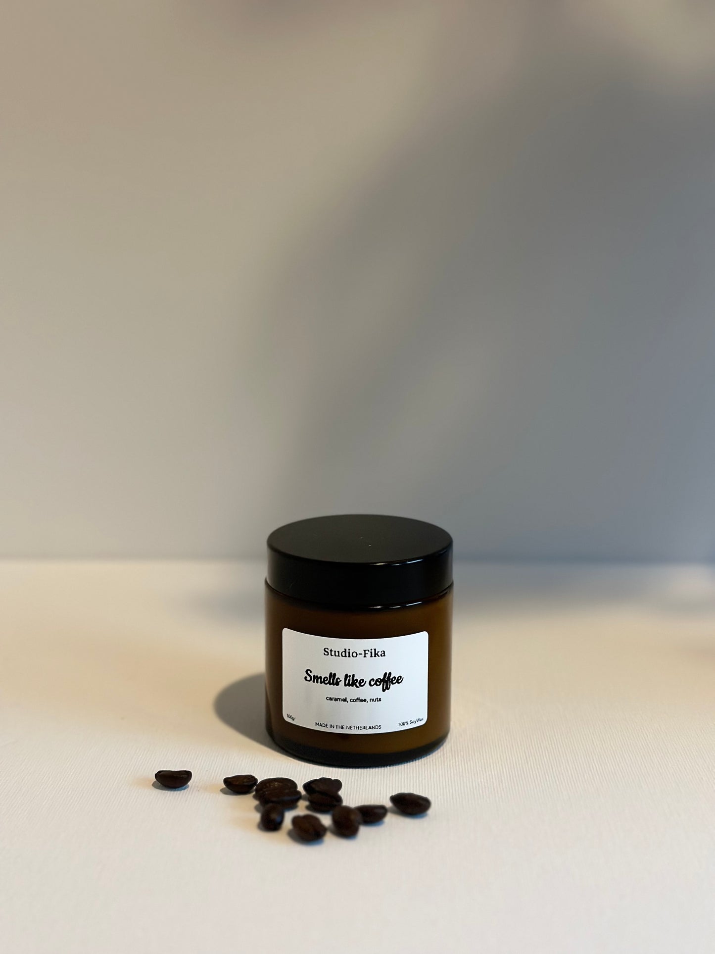 Amber Jar Candle | Smells like coffee