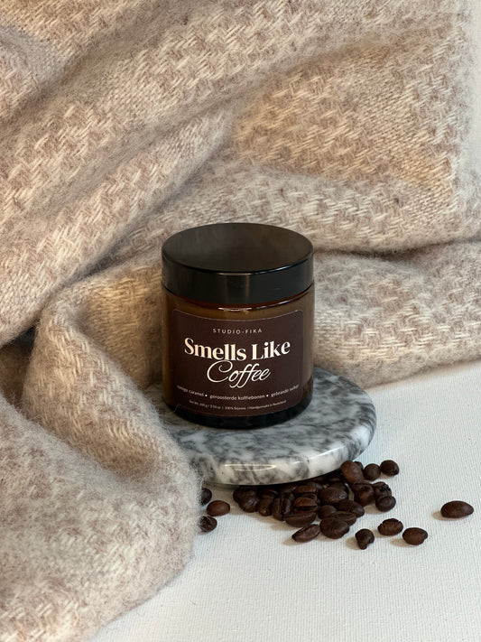 Amber Jar Candle | Smells Like Coffee Geurkaars