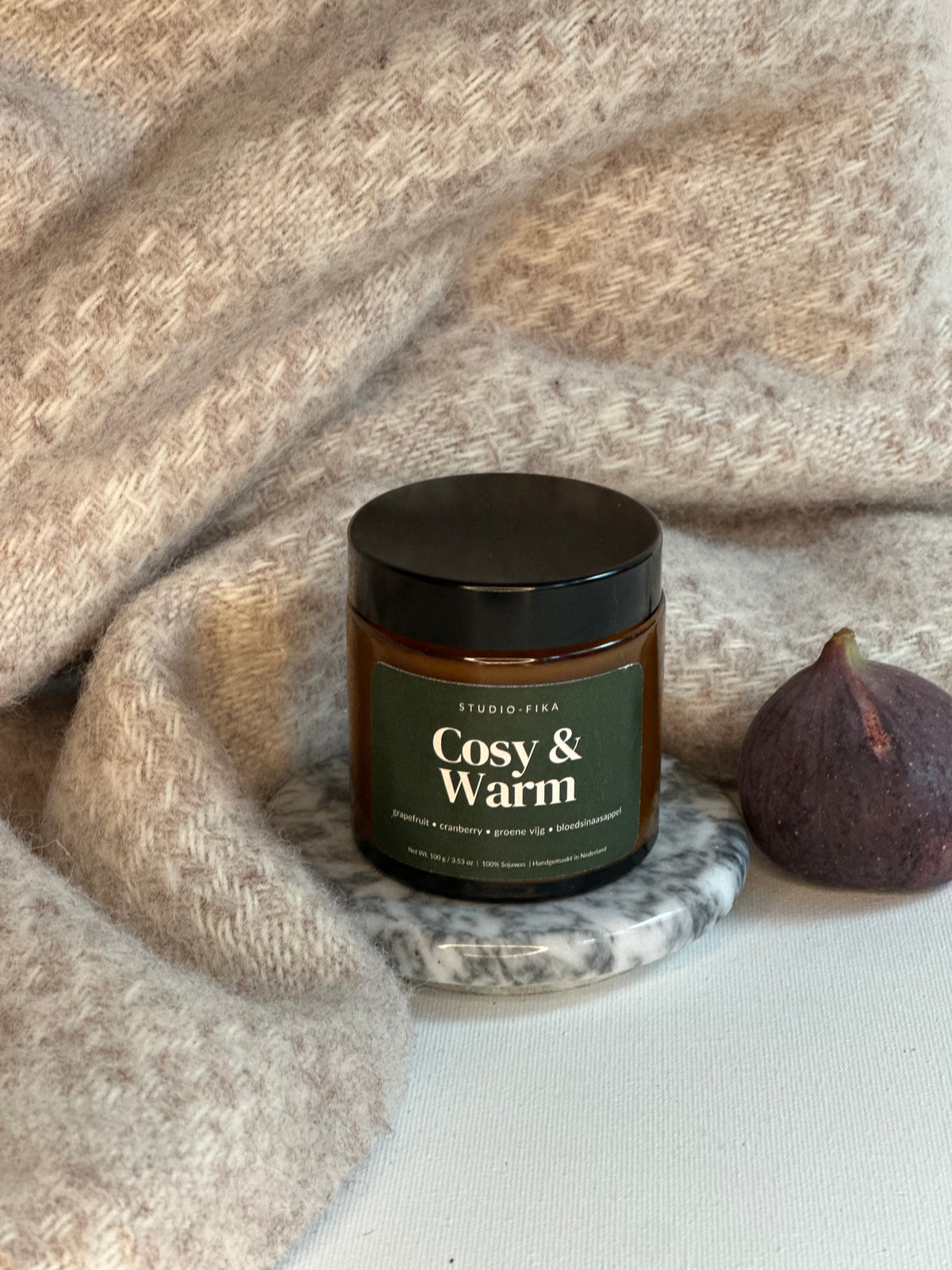 Amber Jar Candle | Cosy & Warm Geurkaars