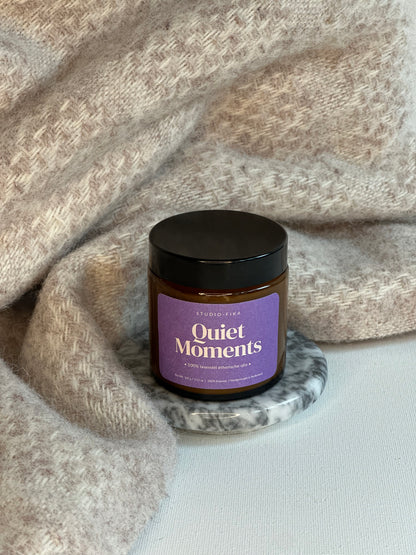Amber Jar Candle | Quiet Moments Lavendel Geurkaars