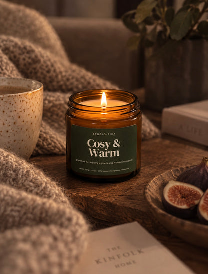 Amber Jar Candle | Cosy & Warm Geurkaars