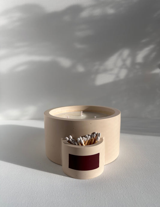 Aurora Candle Jar | Beige