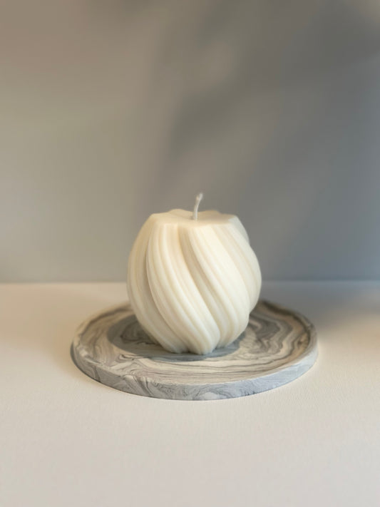 Decoratie Kaars | Twisted Swirl Large