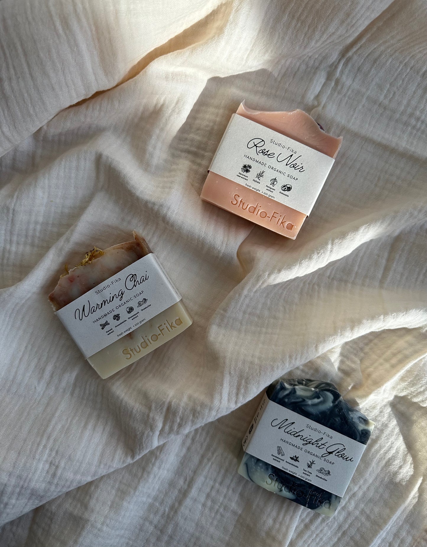Studio-Fika | Rose Noir | 100% natuurlijke zeep