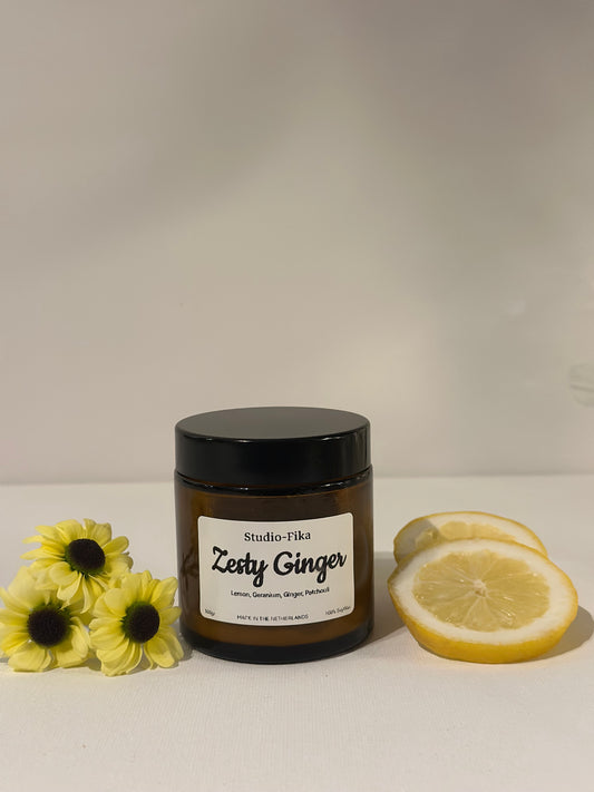 Amber Jar Candle | Zesty Ginger