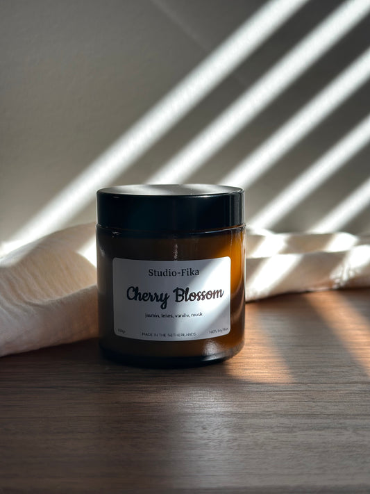 Cherry Blossom Geurkaars | Amber Jar Candle