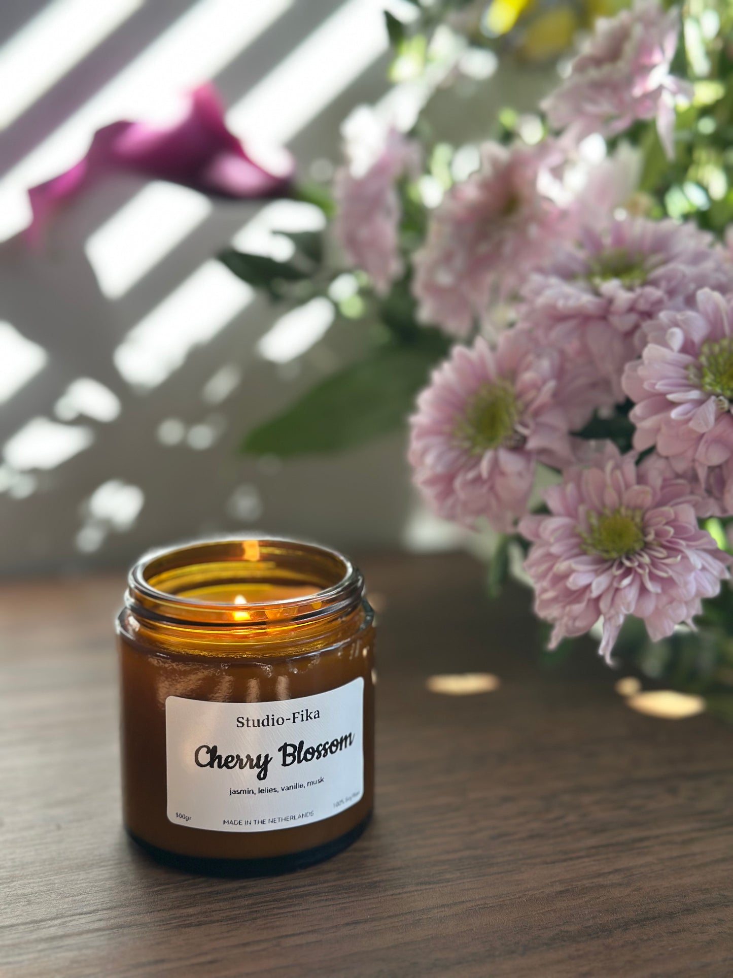 Cherry Blossom Geurkaars | Amber Jar Candle