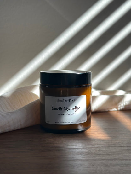Smells Like Coffee Geurkaars | Amber Jar Candle