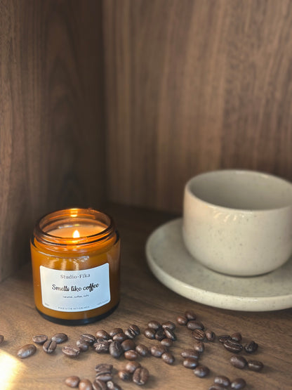 Smells Like Coffee Geurkaars | Amber Jar Candle