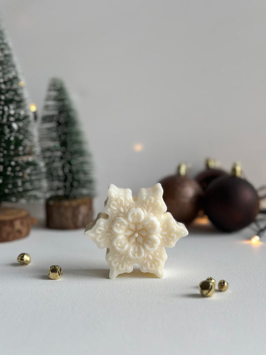 Decoratie kaars | Snowflake